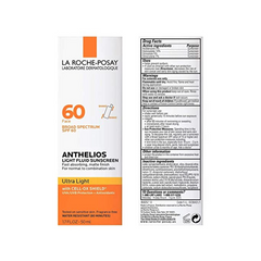 La Roche-Posay Anthelios 60 Ultra Light Sunscreen Fluid 1.7oz 50ml