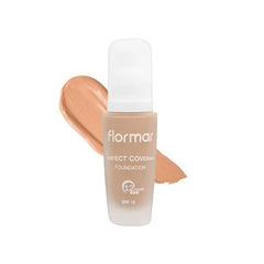 FLORMAR PERFECT COVERAGE FOUNDATION, 100 LIGHT IVORY - 30ML