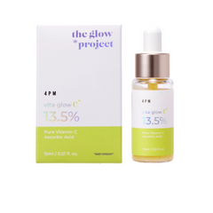 4PM VITA GLOW C 13.5% PURE VITAMIN CASCORIC ACID BRIGHTENING, ANTI-AGING, FOR DARK SPOTS, 15ML