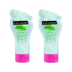 BODY LUXURIES MINT FOOT SCRUB, 180ML