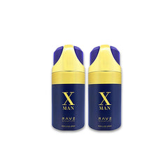 RAVE X MEN BODY SPRAY 250ML