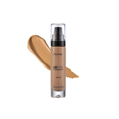 FLORMAR INVISIBLE COVERAGE SPF-30 HD FOUNDATION, 120 HONEY, 30ML