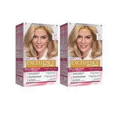 L'Oreal Paris Excellence Creme Triple Care Hair Color - Very Light Ash Blonde 9.1