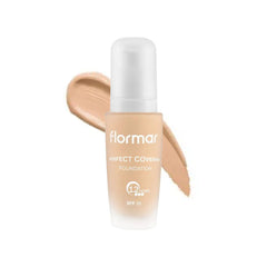 FLORMAR PERFECT COVERAGE FOUNDATION, 101, PASTELLE, 30ML