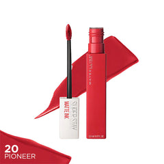 MAYBELLINE NEW YORK SUPERSTAY MATTE INK LIPSTICK, 20 PIONEER 5ML