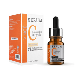 VINCE VITAMIN C L-ASCORBIC & FERULIC SERUM, 30ML