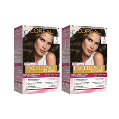 Loreal paris 3 Dark Brown Excellence Creme New