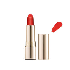 CLARINS PARIS JOLI ROUGE VELVET MATTE & MOISTURIZING LONG-WEARING LIPSTICK,741V RED ORANGE.