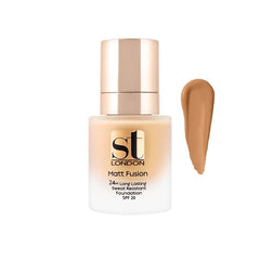 ST LONDON MATT FUSION 24H LONG LASTING SWEAT RESISTANT FOUNDATION, SPF 20, PURE BEIGE