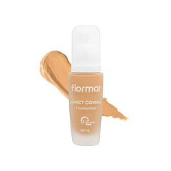 FLORMAR PERFECT COVERAGE FOUNDATION, 104 VANILLA ECLAT, 30ML