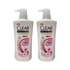 Clear Anti-Dandruf Sakura Fresh Shampoo, 600ml