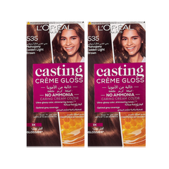 Loreal Paris Casting Creme Gloss 535 Mahogany Golden Light Brown