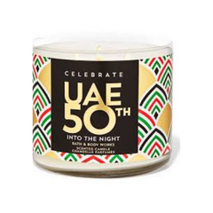 Bath & Body Works UAE 50th Into The Night Scented Candle