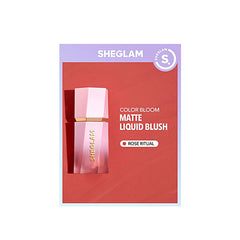 SHEGLAM COLOUR BLOOM DAYGLOW LIQUID BLUSH - ROSE RITUAL 5.2ML