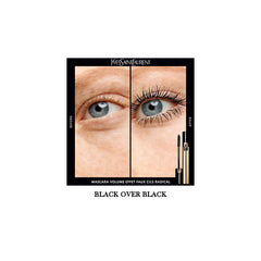 YVES SAINT LAURENT MASCARA VOLUME EFFET FAUX CILS RADICAL 01 BLACK OVER BLACK