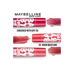 MAYBELLINE NEW YORK BABY LIPS COLOR LIP BALM SPF 10, CHERRY KISS 4G