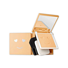 BENEFIT COSMETICS HELLO HAPPY VELVET POWDER FOUNDATION - 3 LIGHT NEUTRAL WARM