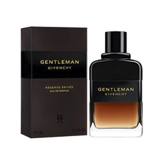 Givenchy Gentleman Réserve Privée Eau de Parfum 100ml – an amber vanilla fragrance with whisky, iris & chestnut. Bold, elegant & long-lasting scent for men.