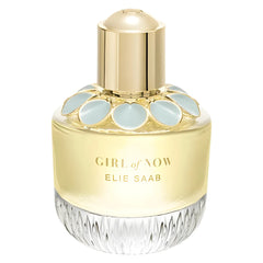 Elie Saab Girl of Now perfume bottle on a white background