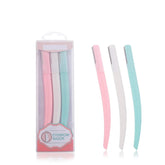 3 Pcs Folding Eyebrow Trimming Knife Set – Safe & Precise Facial Hair Remover