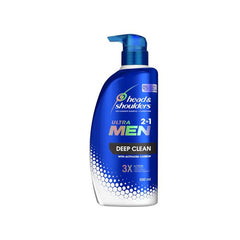 HEAD & SHOULDERS - ULTRA MEN - 2IN1 - DEEP CLEAN - ANTI-DANDRUFF SHAMPOO & CONDITIONER FOR ITCHY SCALP - 550ML