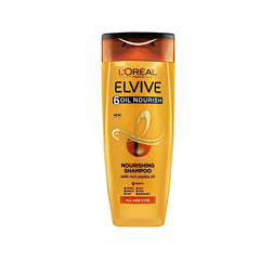 L'OREAL PARIS 6 OIL NOURISH SCALP + HAIR NOURISHING SHAMPOO, FOR ALL HAIR TYPES, 360ML