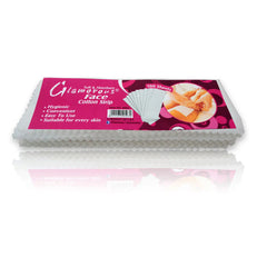 GLAMOROUS FACE WAX REMOVAL PAPER STRIPS, 100 SHEETS WAXING STRIPS.