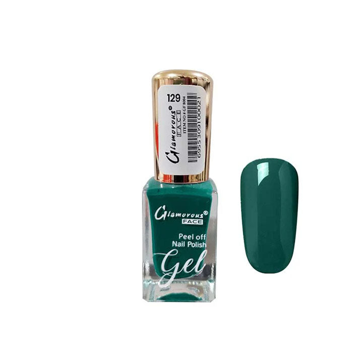 GLAMOROUS FACE GEL PEEL OFF NAIL POLISH 129