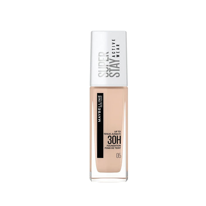 MAYBELLINE NEW YORK SUPERSTAY ACTIVE WEAR UPTO 30H FOUNDATION, 05 LIGHT BEIGE 30ML