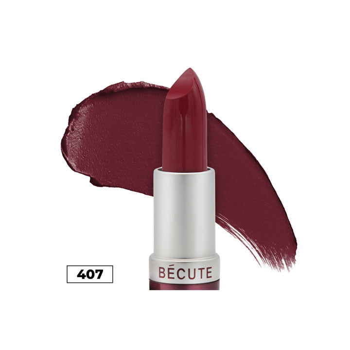 BECUTE NEW MAROON LIPSTICK 407