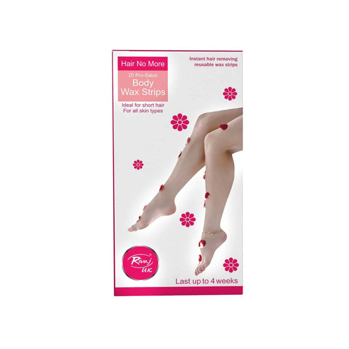 RIVAJ PRO SALON BODY WAX, 20 STRIPS