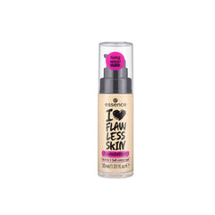 ESSENCE, I LOVE FLAWLESS SKIN FOUNDATION, LONG WEAR SPF-20, 20 MEDIUM PORCELAIN, 30ML