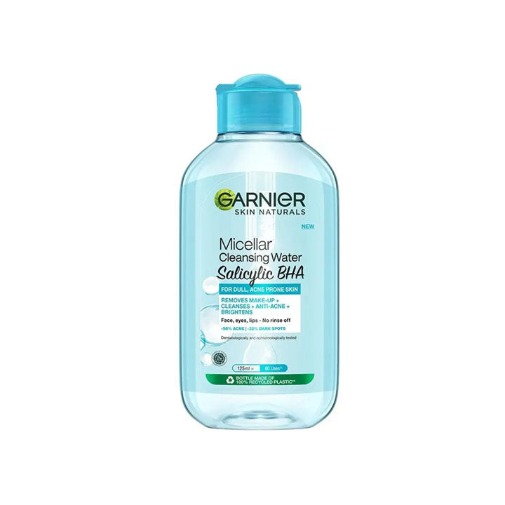 GARNIER MICELLAR CLEANSING WATER SALICYLIC BHA, 125ML
