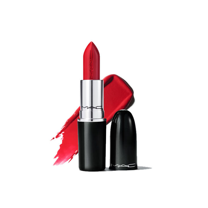 MAC LUSTRE GLASS SHEER-SHINE LIPSTICK 502 COCKNEY 3G
