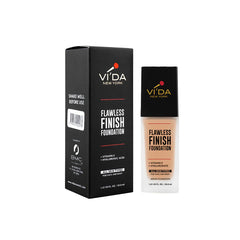 VI'DA NEW YORK FLAWLESS FINISH FOUNDATION, 350 LIGHT OAK