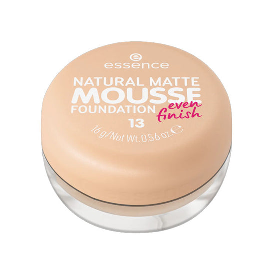 ESSENCE NATURAL MATTE MOUSSE FOUNDATION EVEN FINISH 13, 16G