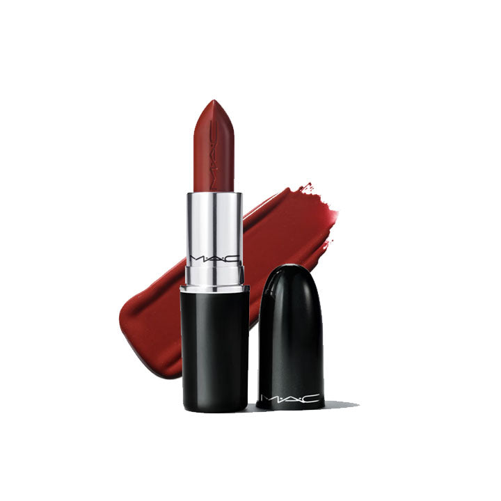 MAC LUSTREGLASS SHEER-SHINE LIPSTICK 522 SPICE IT UP 3G