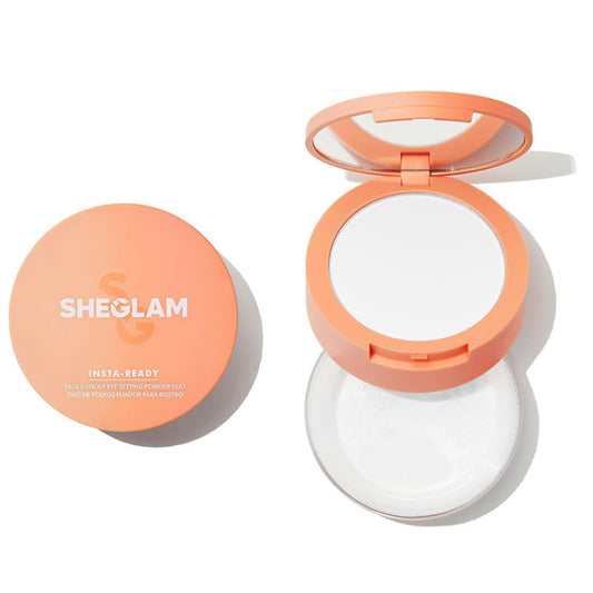 SHEGLAM INSTA-READY FACE & UNDER EYE SETTING POWDER DUO-NATURAL LINEN 7G