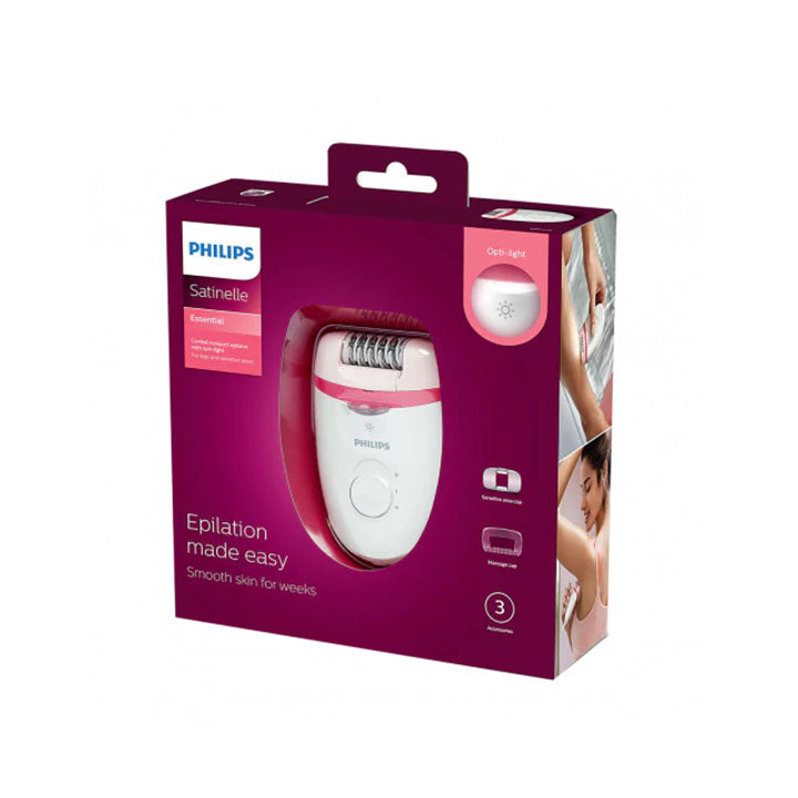 PHILIPS BRE225/00 SATINELLE ESSENTIAL CORDED COMPACT EPILATOR