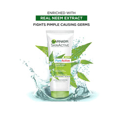 GARNIER - PURE ACTIVE NEEM PURIFYING FACE WASH - 100ML