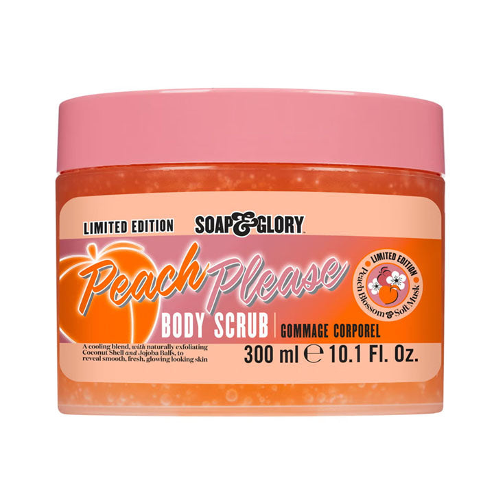 SOAP & GLORY PEACH PLEASE EXFOLIATING BODY SCRUB 300ML