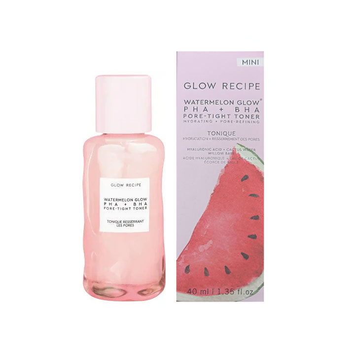 MINI WATERMELON GLOW PHA+BHA PORE-TIGHT TONER, 40ML
