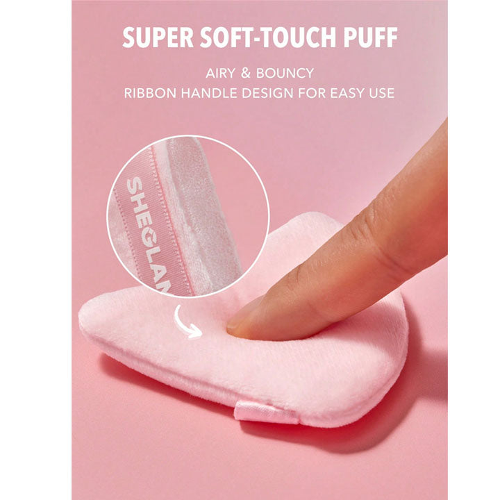 SHEGLAM INSTA-READY POWDER PUFF PINK 3PCS