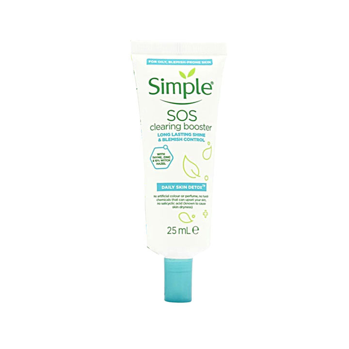 SIMPLE SOS CLEARING BOOSTER LONG LAST SHINE BLEMISH CONTROL, 25ML