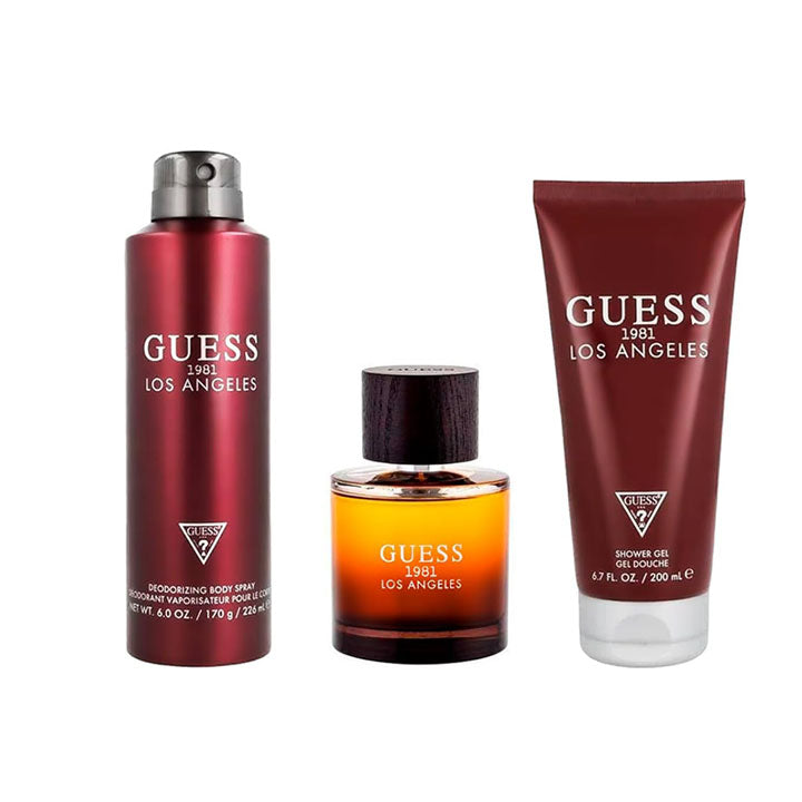 GUESS 1981 LOS ANGELES GIFT SET 3 PCS