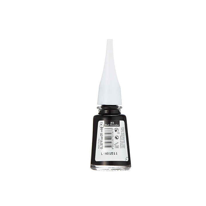FLORMAR MAXI BRUSH NAIL, 313 BLACK MINIMALISM, 11ML