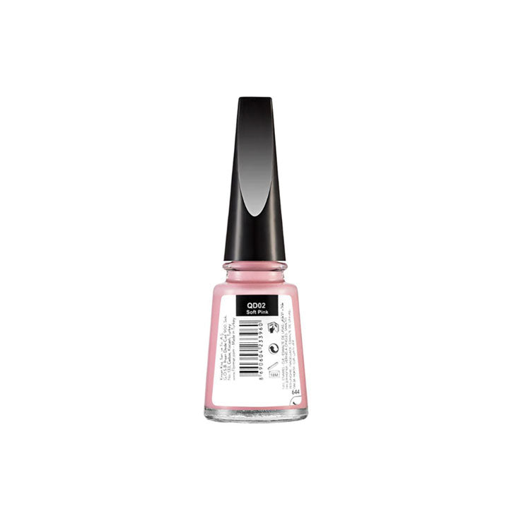 FLORMAR QUICK DRY 60 NAIL ENAMEL, QD02 SOFT PINK, 11ML