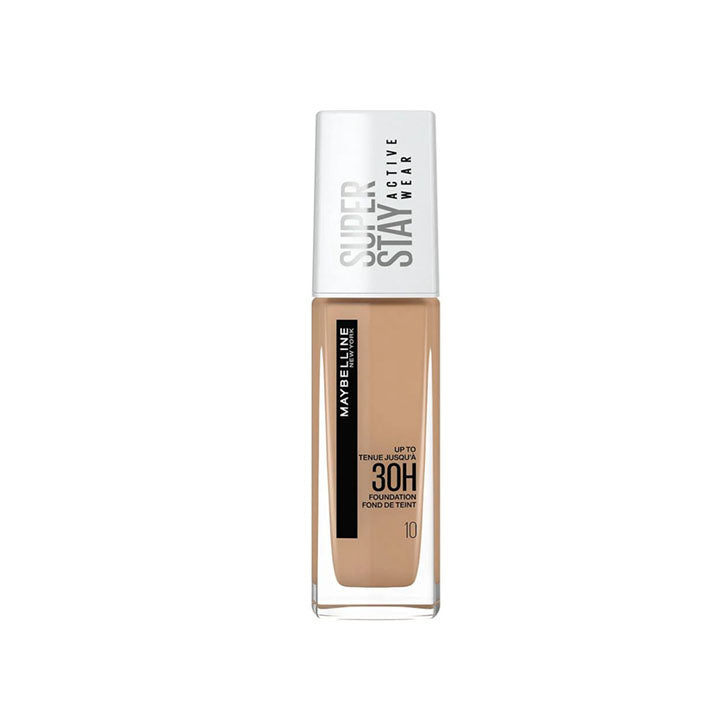 MAYBELLINE NEW YORK SUPERSTAY ACTIVE WEAR UPTO 30H FOUNDATION, 10-IVORY 30ML