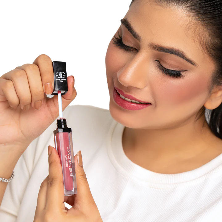 GLOW & GLEE - LIP & CHEEK BLUSH SOFT MATTE 307 SOFT KISS