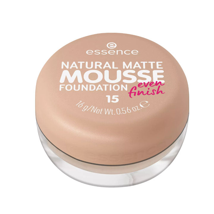 ESSENCE NATURAL MATTE MOUSSE FOUNDATION EVEN FINISH 15, 16G